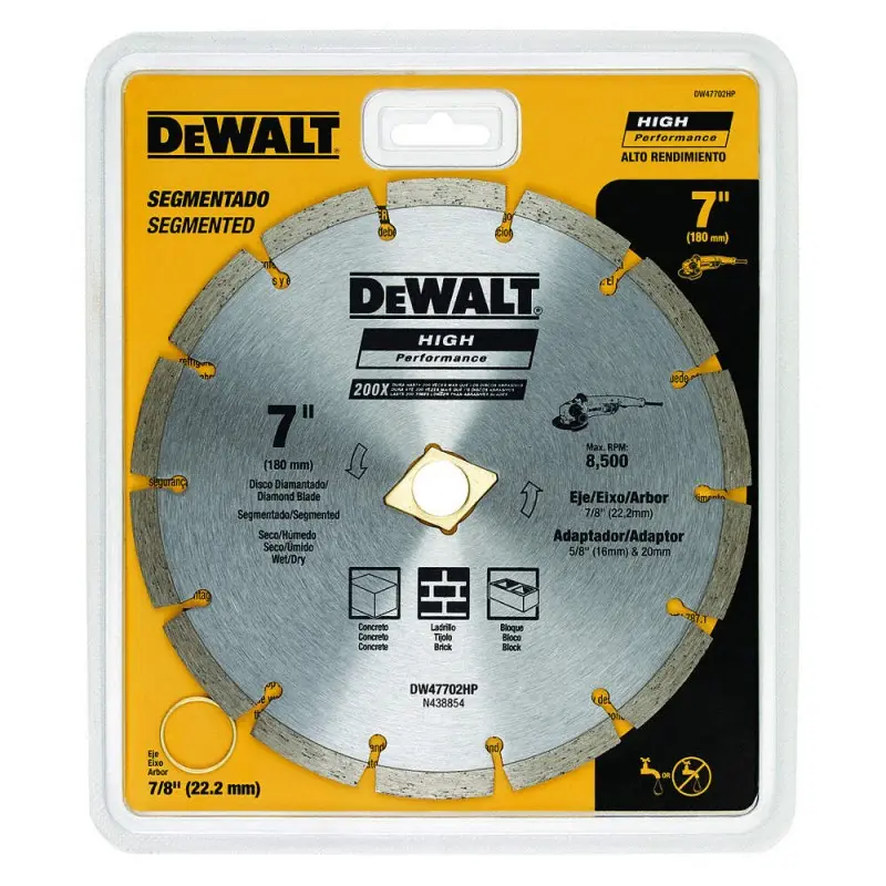 Disco Diamantado Segmentado Dewalt