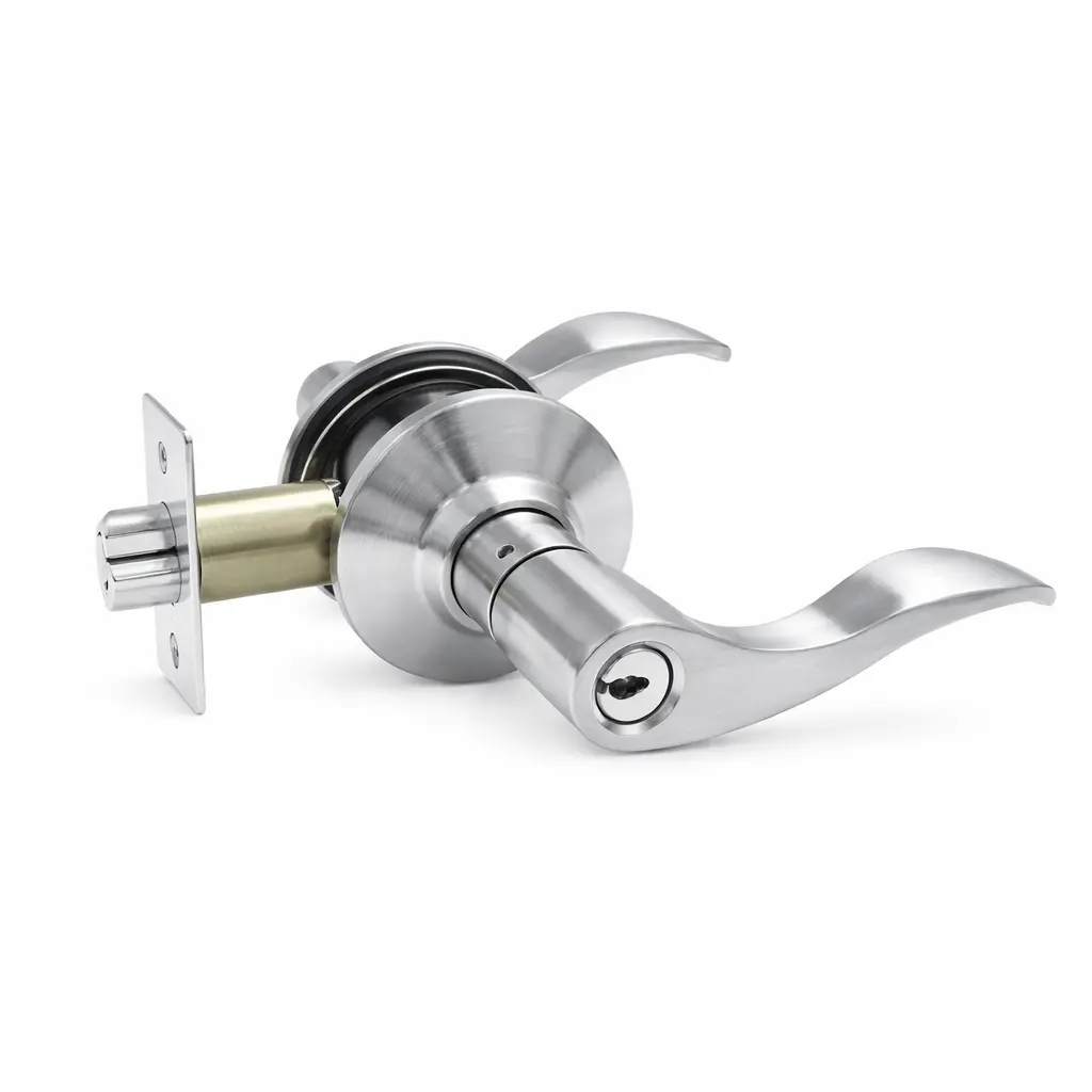 Cerradura Manija Atlanta Cromo Satinado Yale