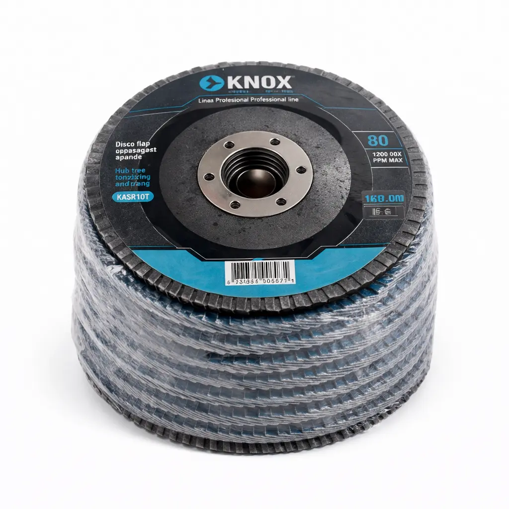 Disco Flap 4-1/2" X 7/8" Knox Pack X 10u