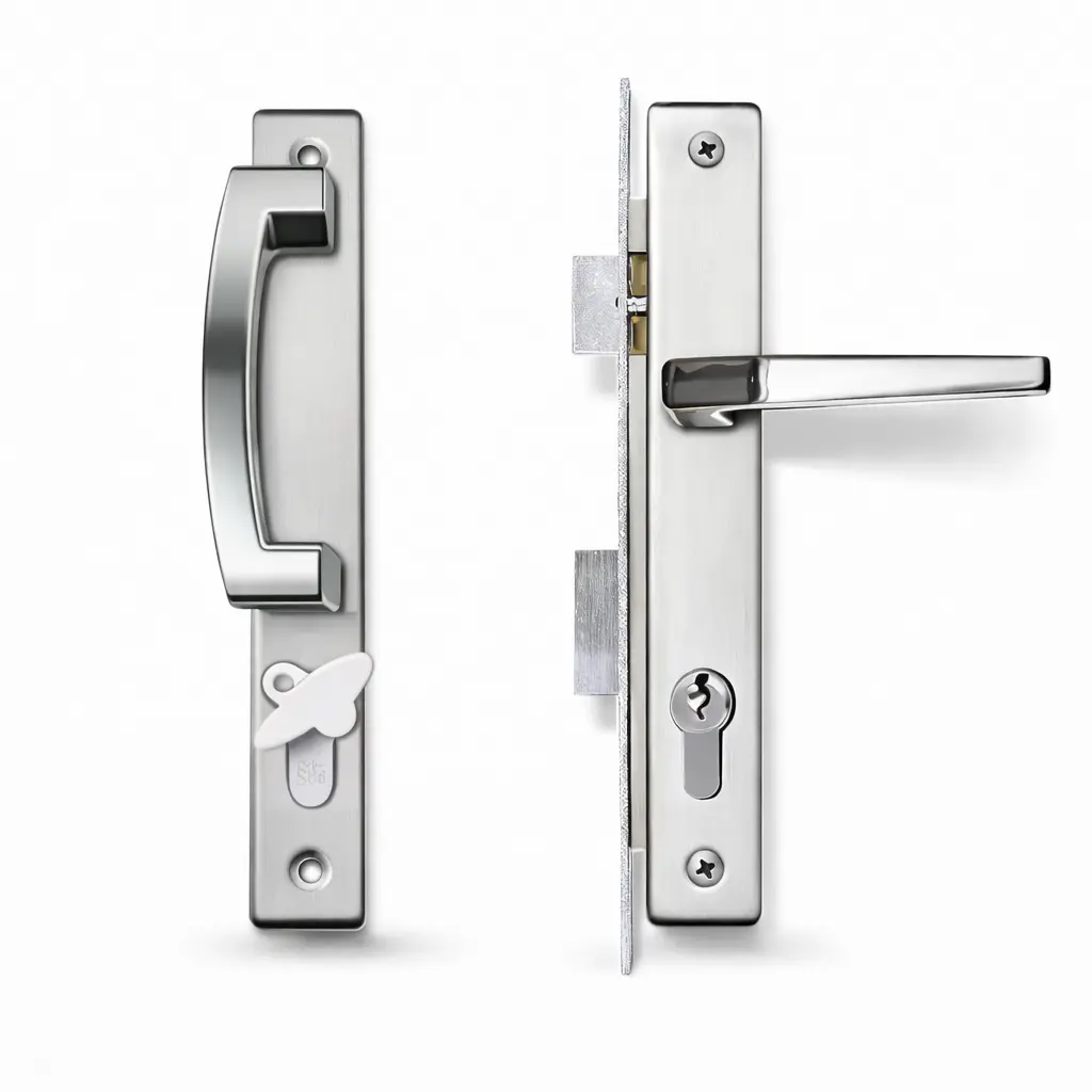 Cerradura Embutir Manija E35 Fontana Niquel Satinado Llave/Mariposa Exterior Yale