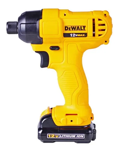 Atornillador de impacto inalámbrico 12v Max 1/4 + 2 baterias y cargador Dewalt