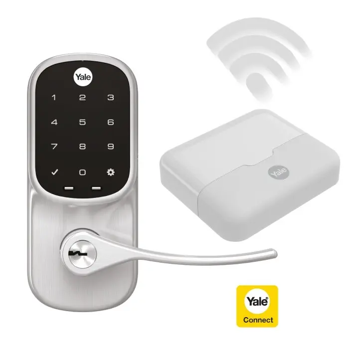Cerradura Digital Manija YRL226 Yale + Kit de Yale Connect