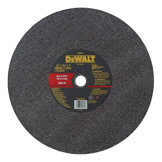 Disco Abrasivo De Corte 14" Dewalt