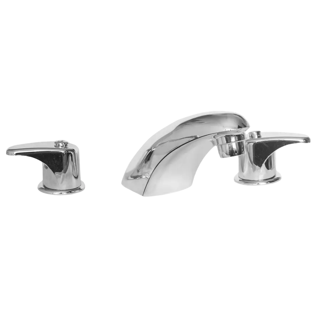 Griferia Plastica Para Lavamanos Cromada De 8” Manilla Lev Fermetal