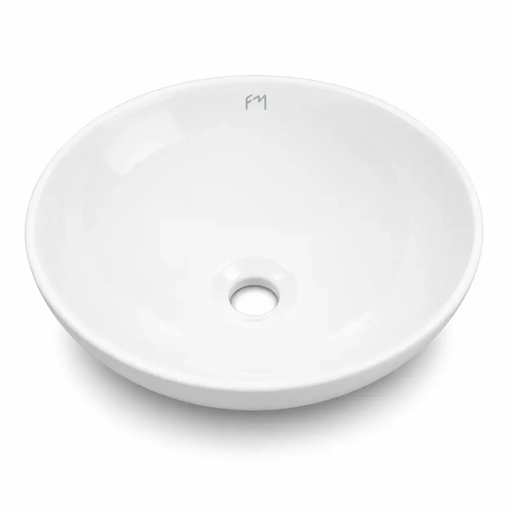 Lavamanos Redondo Sobreponer 38x13cm Fermetal