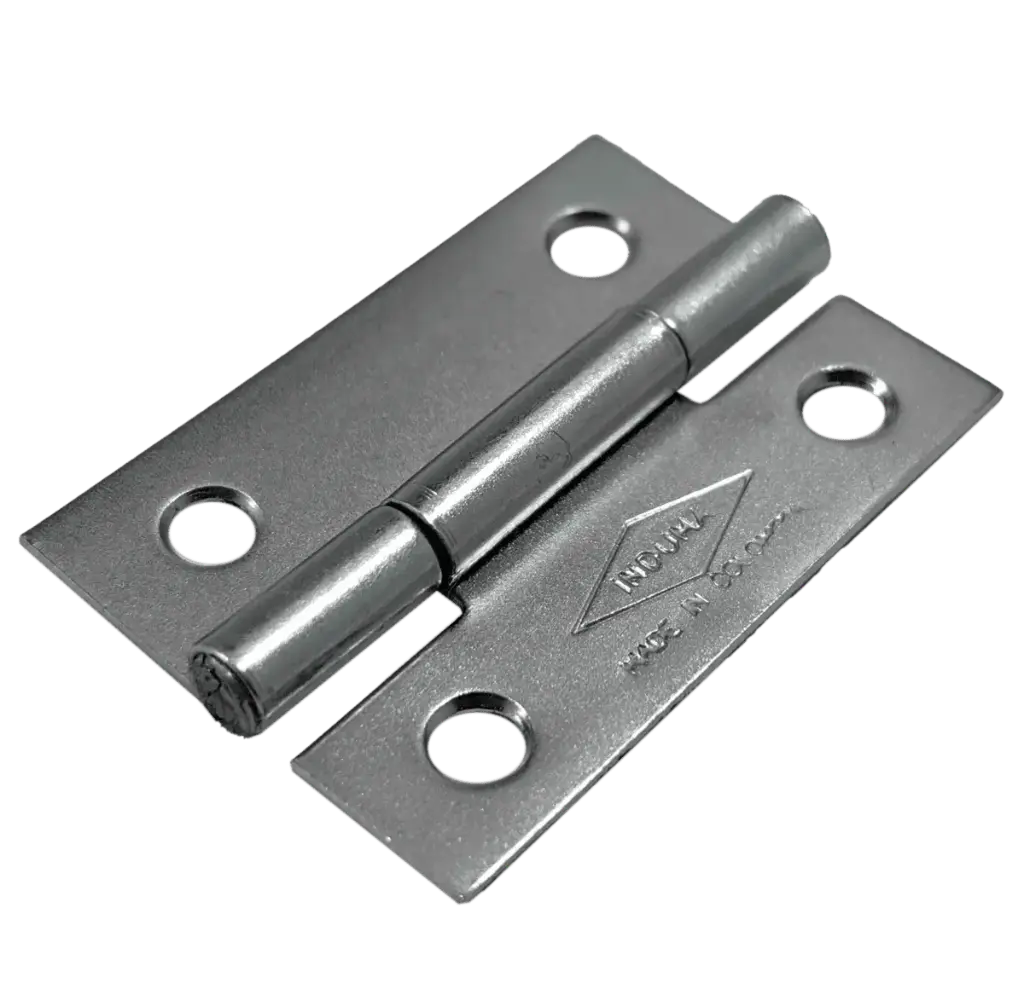 Bisagra Comun Zincada Con Tornillo.