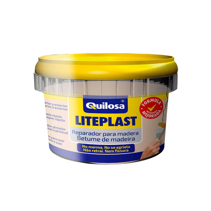 Masilla Reparadora Para Madera Liteplast 250ml Quilosa