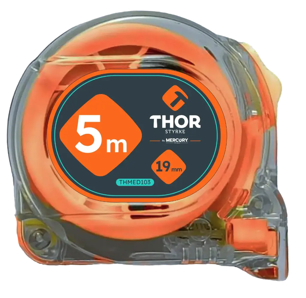 Flexometro Transparente Doble Medida Punta Thor