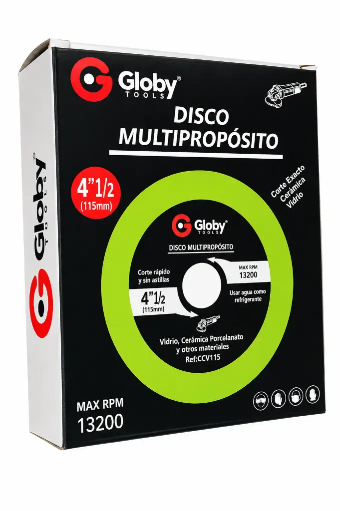 Disco Multiproposito De 4 ½ Globy Caja 10u