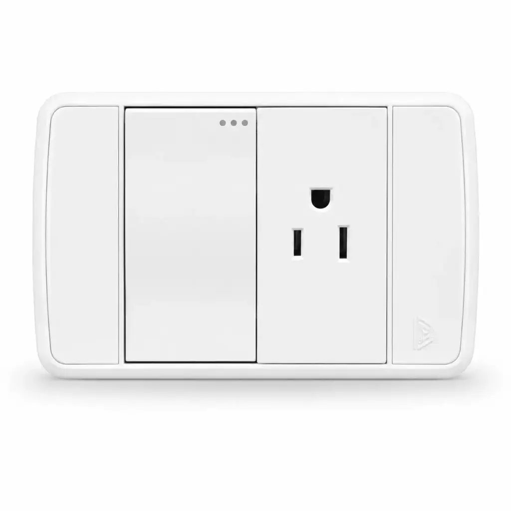 Toma + Interruptor Futura Duke Energy