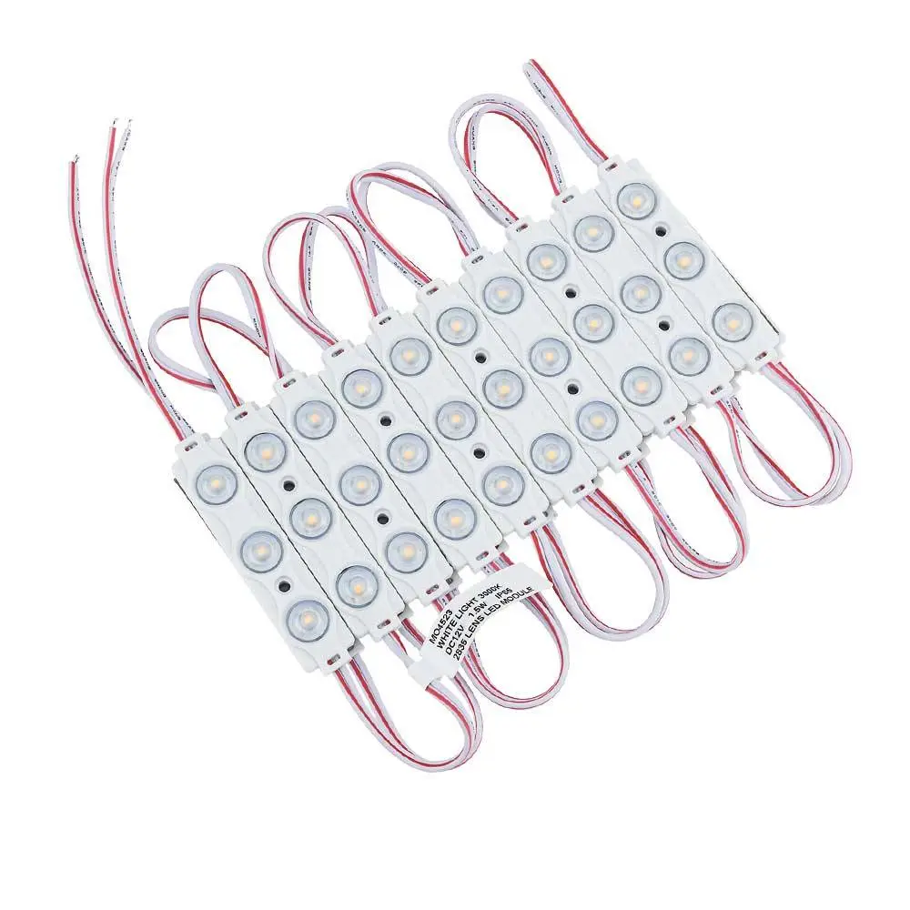 Modulo 3Leds 1.5w High Lumen IP65 Mercury Caja 100u