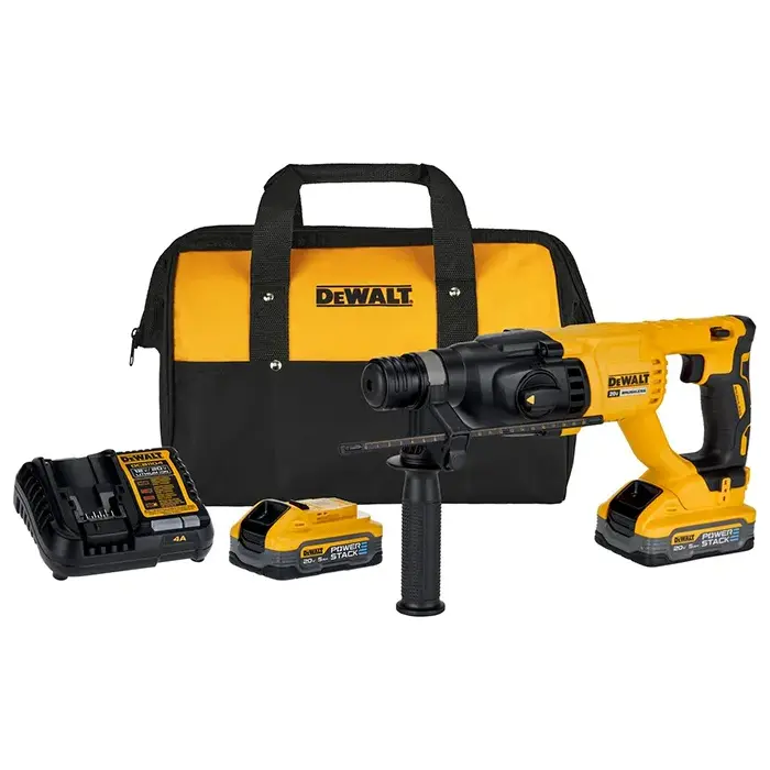 Rotomartillo Inalambrico SDS Plus 20V + 2 Baterías XR 4Ah + Cargador Dewalt