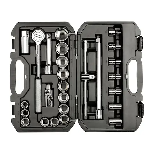 Juego de Herramientas Mecánicas 26 Piezas Mando 1/2" Stanley