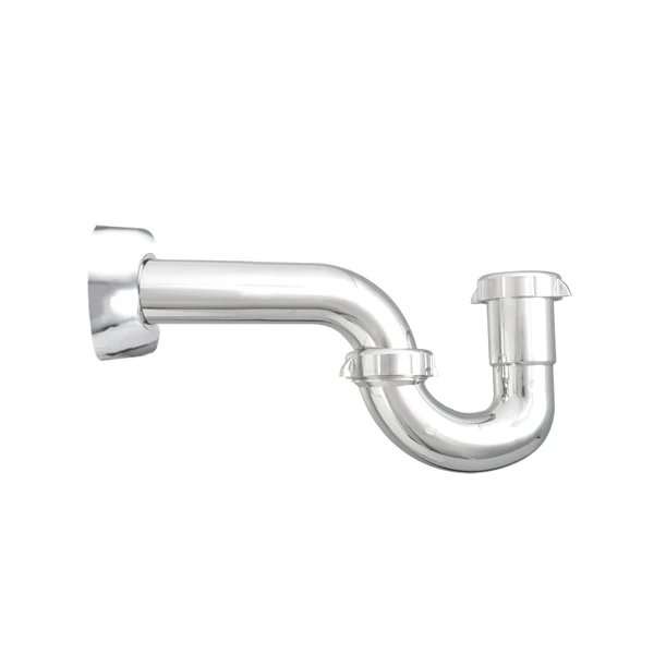 Sifón En P 1.1/2" - 1.1/4" Cromado Plástico Gricol