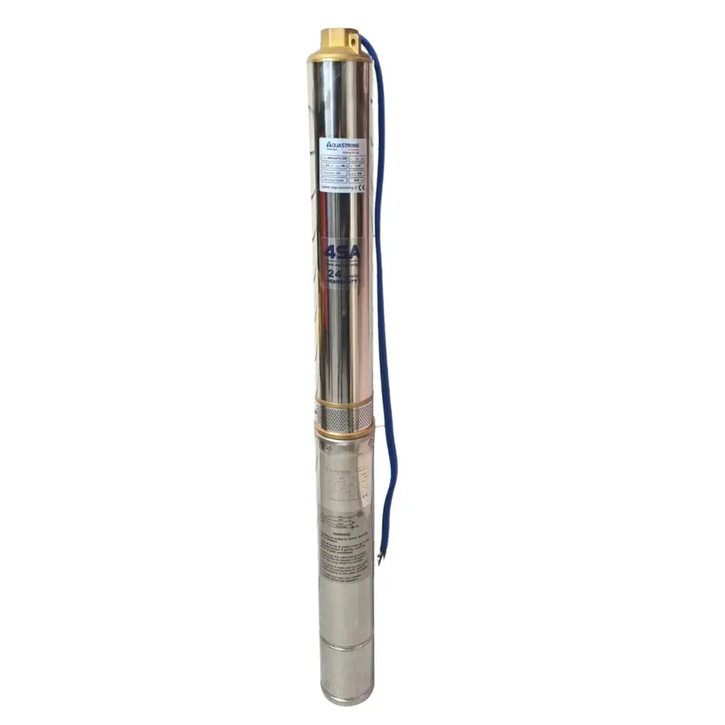 Electrobomba Sumergible Pozo Profundo 4" 2hp Fase 1 Aquastrong
