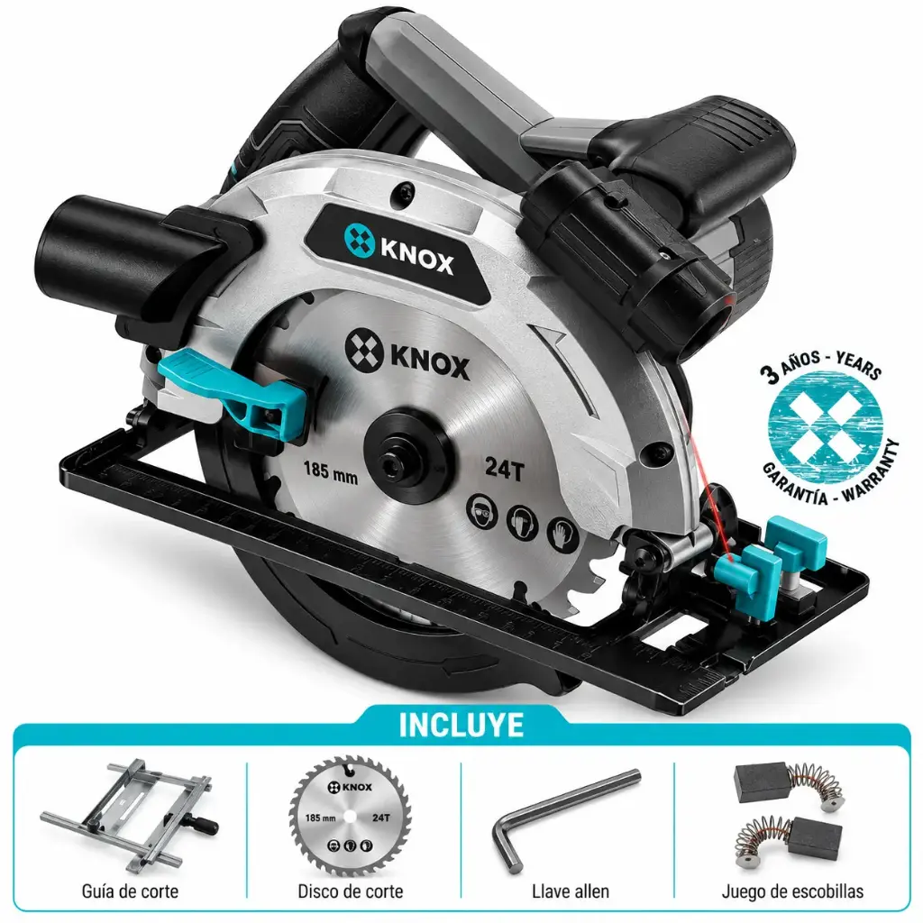 Sierra Circular 7-1/4" - 110v/60hz - 1750w - 5800 Rpm Knox