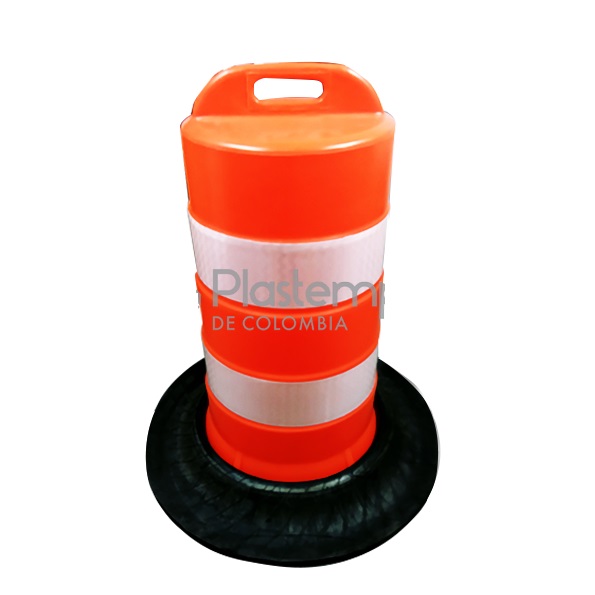 CANECA VIAL TIPO CILINDRO 2 CINTAS CON LASTRE GRADO INGENIERIA