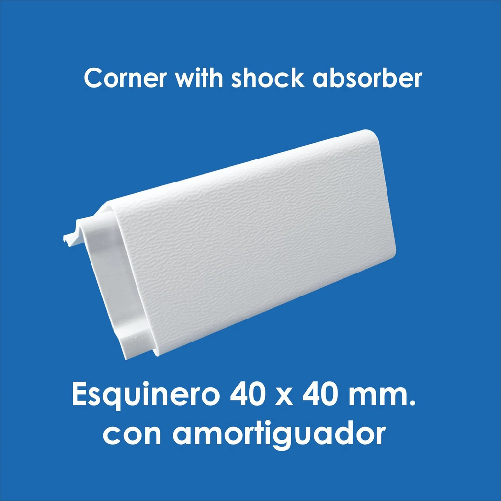 Esquinero con amortiguador Uniperfiles