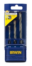 Juego de brocas para concreto Irwin