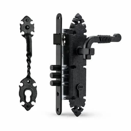 Cerradura Embutir Manija Rústica Yale