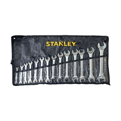 Juego de llaves boca fija Stanley