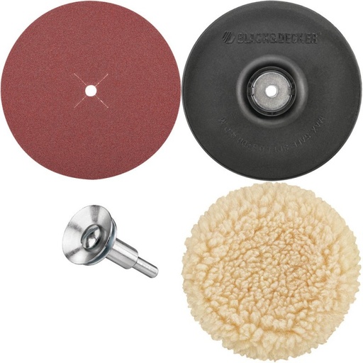 [U1450M] Juego de lijado y pulido Black & Decker