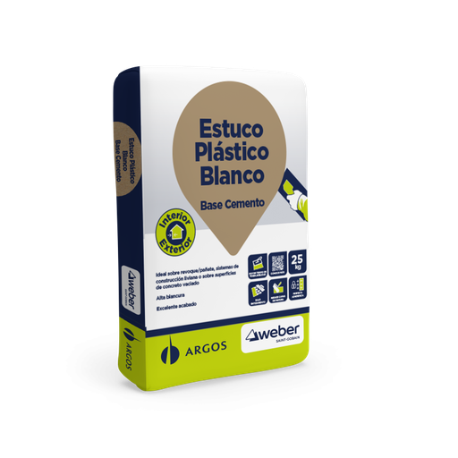 [ES-10000] Estuco Plástico Weber x 25kg