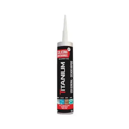 [FSA01] Silicona Antihongos 280ml Transparente Titanium