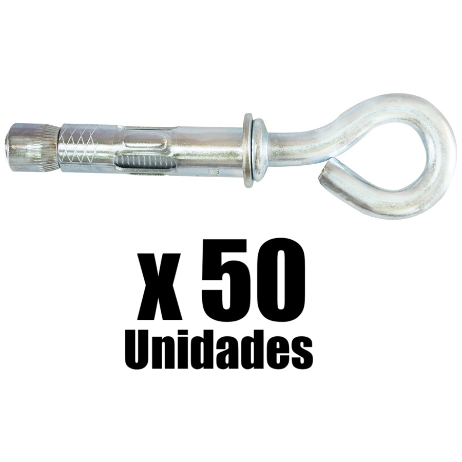 Chazo Anclaje Metalico Cerrado CA Mejia x 50u