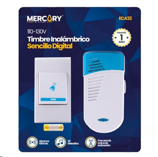 Timbre Inalambrico Mercury