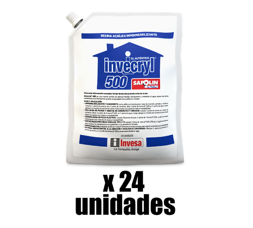 [32500A10-24] Invecryl 500 Sapolin Invesa X 24 Und 