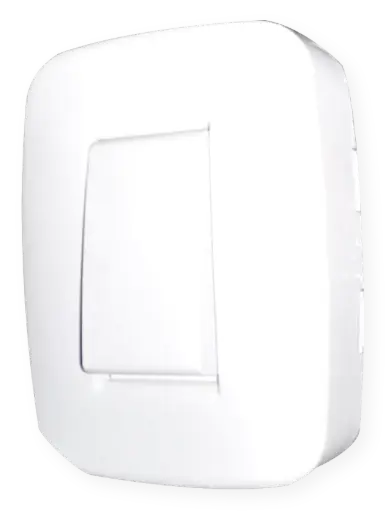 [ETI81] Interruptor Sencillo Sobreponer Basic Blanco Mercury