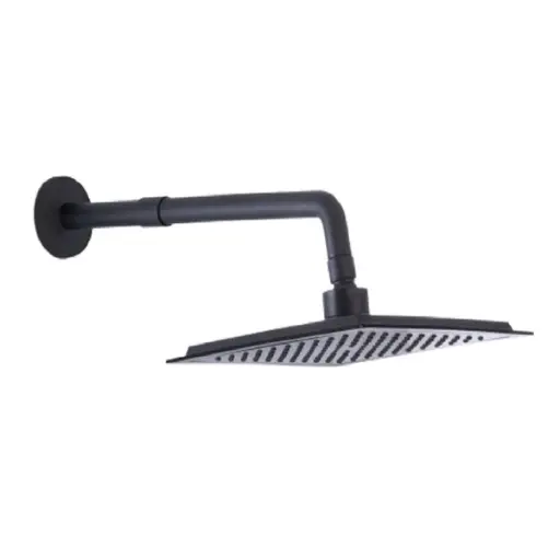 Regadera para ducha Iseo negra Gricol