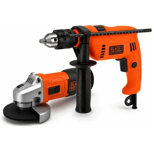 [G650-B3H] Combo Pulidora G650-B3 + Taladro BED713650-B3 Black & Decker