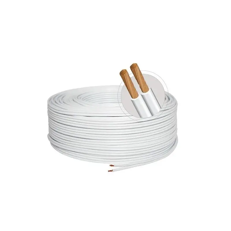 Cable Duplex Blanco AWG Bimetalico Mercury x 100m