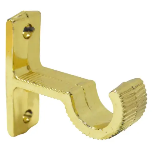 Soporte Cortinero Muro Dorado Lej