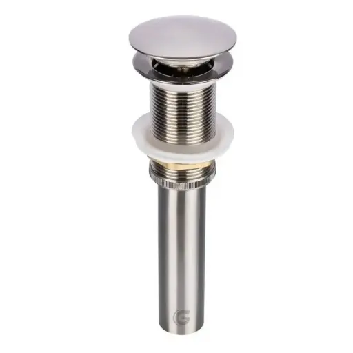 [DES-121] Desague Push Sin Rebose Rosca Larga 10cm Metálico Fermetal