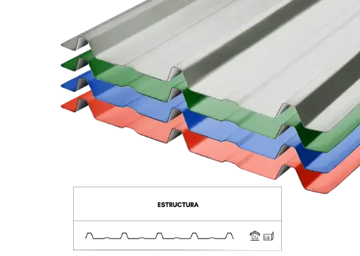 [7707291788710] Teja UPVC Termoacústica Ecoroof 36 0.92x11m Arkos