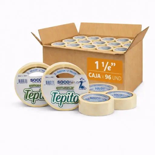 Cinta Enmascarar 20m Tepito Caja
