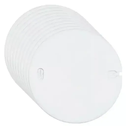[T1206-0023-10] Tapa Plastica Redonda Blanca ST Induma x 10 Und
