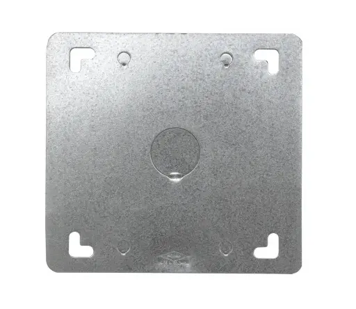 [T1206-0009-25] Tapa Electrica 4x4 Ciega Galvanizada C.24 Induma x 25 Und