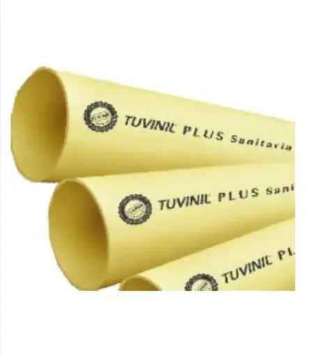 Tubo Sanitario PVC Tuvinil Liviano x 6 Mts