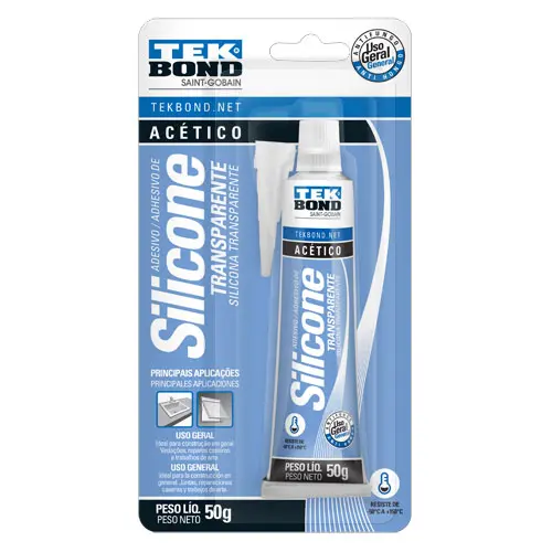 Silicona Acética Uso General TekBond 50g