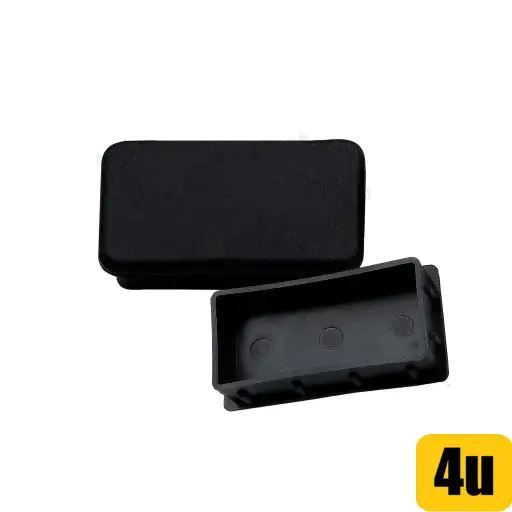 Tapon Plastico Rectangular x 4 Und
