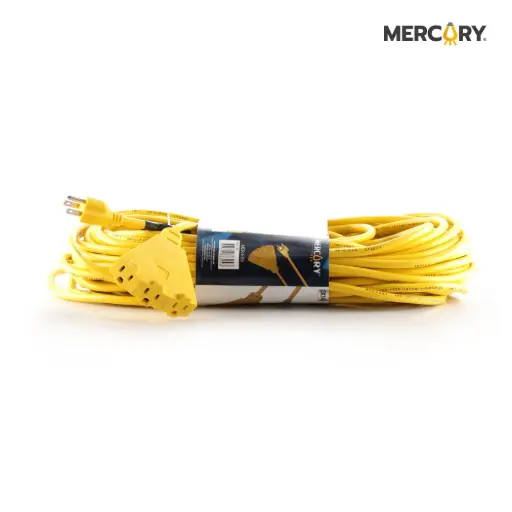 Extension Electrica Retie 3x14awg Profesional Amarilla Mercury