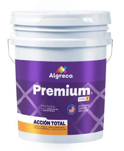 [99400125] Pintura Vinilo T1 Premium Algreco Blanco Balde 