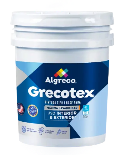 [90100105] Pintura Vinilo T1 Grecotex Algreco Blanco Cuñete