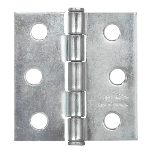 Bisagra Nudo Cabeza Plana Zincada Con Tornillo Trio X 3 Und