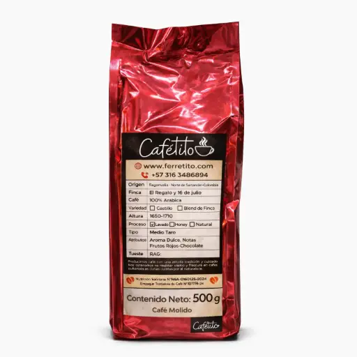 [60470] Café Tostado Cafetito Tradicional 500g