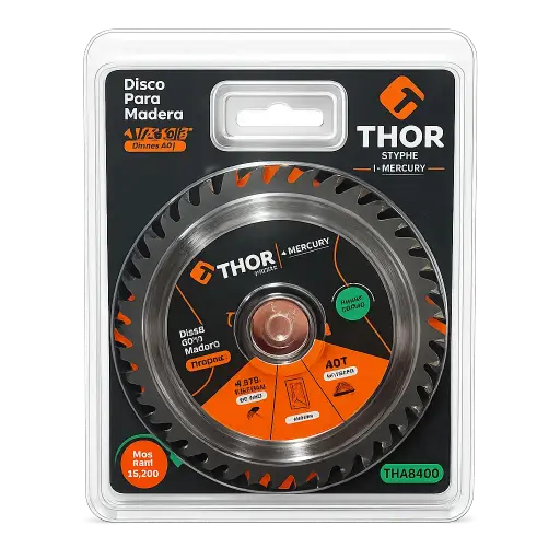 Disco Sierra Madera 40t X 7/8" Thor